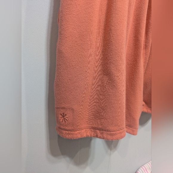 Athleta Balance Romper In Peach Orange Size Medium Soft Lightweight - Picture 5 of 8